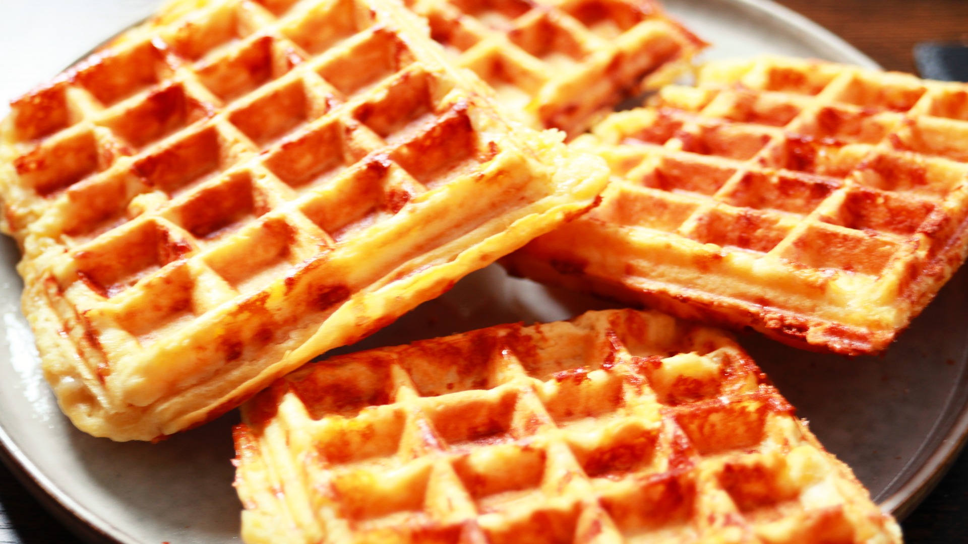 Mais-Käse-Waffeln mit Lievito Madre